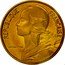 France 5 Centimes Piedfort 1976 KM# P542 REPUBLIQUE FRANÇAISE LAGRIFFOUL coin obverse