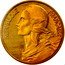 France 5 Centimes (Piedfort) KM# P389 REPUBLIQUE FRANÇAISE LAGRIFFOUL coin obverse