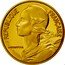 France 5 Centimes (Piedfort) KM# P415 REPUBLIQUE FRANÇAISE LAGRIFFOUL coin obverse