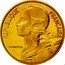 France 5 Centimes (Piedfort) KM# P358 LIBERTE EGALITE FRATERNITE 5 CENTIMES 1966 A. DIEUDONNE coin reverse