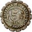 France 5 Centimes (Region of Provence-Alpes-Cote d'Azur. Essai) CHAMBRES DE COMMERCE 5C. 1921 THEVENON RÉGION PROVENÇALE coin reverse