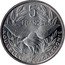 France 5 Francs New Caledonia 1952  KM# 4 5 FRANCS NOUVELLE CALEDONIE coin reverse