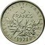France 5 Francs The Sower. Piedfort 1971 KM# P430 LIBERTE EGALITE FRATERNITE 5 FRANCS 1971 coin reverse