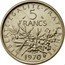 France 5 Francs Piedfort 1970 KM# P408 LIBERTE EGALITE FRATERNITE 5 FRANCS 1970 coin reverse