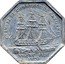 France 50 Centimes Commune of Bayonne 1920  CHAMBRE DE COMMERCE DE BAYONNE VIGENT FIDE 1920 coin obverse