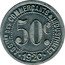 France 50 Centimes (Commune of Maisons-Lafitte) ASSTION DES COMMERÇANTS ET INDUSTRIELS 50C. 1920 coin reverse