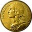 France 50 Centimes (Essai) KM# E110 REPUBLIQUE FRANÇAISE LAGRIFFOUL coin obverse
