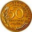 France 50 Centimes (Essai Piedfort) KM# PE340 LIBERTE EGALITE FRATERNITE ESSAI 50 CENTIMES 1962 A. DIEUDONNE coin reverse