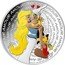 France 50 Euro (Asterix. Love) KM# 3102 AMOUR ©2022 LES ÉDITIONS ALBERT RENÉ coin reverse