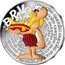 France 50 Euro Asterix. Success 2022  KM# 3103 BRAVO! SUCCÈS SUCCÈS SUCCÈS SUCCÈS ©2022 LES ÉDITIONS ALBERT RENÉ coin reverse