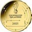 France 50 Euro (FIFA World Cup of Football) KM# 3024 FIFA WORLD CUP QATAR 2022 2021 PL AY TO GETHER TM coin reverse