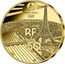 France 50 Euro Olympic Games in Paris. Louvre Museum 2023 c + ⊞ PARIS 2024 RF 50 EURO coin obverse