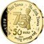 France 50 Euro The Little Prince on the Moon 2021  Proof KM# 3019 LE PETIT PRINCE THE LITTLE PRINCE DER KLEINE PRINZ 星の王子さま 75 50 EURO 2021 LPP® coin reverse