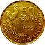 France 50 Francs (Essai) KM# E94 ESSAI 50 FRANCS 1950 LIBERTE EGALITE FRATERNITE coin obverse