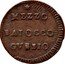Italy 1/2 Baiocco (Gubbio) MEZZO BAIOCCO GVBBIO coin obverse