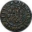 UK 1/2 Penny (London Wapping. Joseph Stent) NEW CRAIN IN WAPPEN HIS HALF PENY 1666 coin reverse