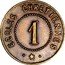 France 1 Centime Lyon. Ecoles Chretiennes. Signum Fidei ND (1917) ND (no date) 1 ECOLES CHRETIENNES coin obverse