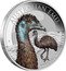 Australia 1 Dollar (Emu. Colorized) AUSTRALIAN EMU 2023 1 OZ 9999 SILVER NH P coin reverse