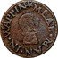 UK 1 Farthing (London Wapping. New Crane) MEAL MAN IN WAPPIN coin obverse
