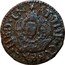 UK 1 Farthing (London Wapping. Queen's Head) AT THE QVEENS HED IN coin obverse