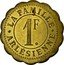 France 1 Franc (Arles. The Arlesian Family) 1 F. LA FAMILLE ARLÈSIENNE coin obverse