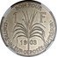 France 1 Franc (Essai) KM# E3 BON POUR 1 F. 1903 CONTRE.VALEUR.DÉPOSÉE.AU.TRÉSOR. coin reverse