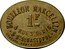 France 1 Franc Paris. Bouillon Marcellin 1917 ND 1 F BOUILLON MARCELIN 4 RUE ST. DENIS 3 BD. SEBASTOPOL CARTAUX PARIS coin obverse