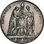 Austria 1 Gulden (Wedding of Emperor Franz Joseph Pattern) KM# Pn46 DIE XXIV APRILIS MDCCCLIV MATRIMONIO CONIVNCTI coin reverse