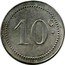 France 10 Centimes (A L'Aiglon - Narbonne. With date) 10 C coin obverse