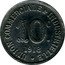 France 10 Centimes (Annonay) UNION COMMERCIALE & INDUSTRIELLE 10C. 1918 coin reverse