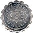 France 10 Centimes (Association Sportive Carcassonnaise. Carcassonne) ASC PART D'ENTRÉE AU TERRAIN coin obverse