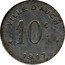 France 10 Centimes (Augusta Auscorum) 10 C VILLE D'AUCH 1917 coin reverse