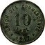 France 10 Centimes (Castelnaudary) VILLE DE CASTELNAUDARY coin obverse