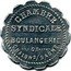 France 10 Centimes Chalon-sur-Saone. Chambre Syndicale Boulangerie 1917 ND CHAMBRE SYNDICALE BOULANGERIE UNY DE GERGY CHALONS SAÔNE coin obverse