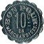 France 10 Centimes Chalon-sur-Saone. Chambre Syndicale Boulangerie 1917 ND BON POUR EN MARCHANDISES 10 C coin reverse