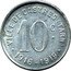 France 10 Centimes City of Castres 1916  VILLE DE CASTRES TARN 10 C 1916-1919 coin reverse