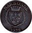 France 10 Centimes (Commune of Narbonne. Limonadiers and Restaurateurs Syndicate) NARBONNE 1922 coin obverse
