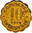 France 10 Centimes (Ville de Chatou) COMMERCE 10C 1918 INDUSTRIE coin reverse