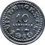 France 10 Centimes (Gex) VILLE DE GEX (AIN) 10 CENTIMES 1919 coin reverse