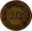 France 10 Centimes (Grand Cafe Continental. Carcassonne) 10 C GRAND CAFÉ CONTINENTAL CARCASSONNE coin obverse