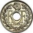 France 10 Centimes (Lindauer. Essai in C. Two Dots) RF EM LINDAUER coin obverse
