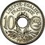 France 10 Centimes (Lindauer. Essai in C. Two Dots) LIBERTÉ ÉGALITÉ FRATERNITÉ 10 C MES ESSAI 1938 coin reverse