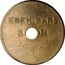 France 10 Centimes (Lyon. Eden-bars. Round Hole) EDEN-BARS LYON coin obverse