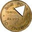 France 10 Centimes (Lyon. Eden-bars. Triangular Hole) BON POUR NON REMBOURSABLE EN ESPÉCES 10 CENTIMES coin reverse