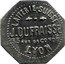 France 10 Centimes Lyon. Laiterie Suisse 1917 ND LAITERIE SUISSE J.DUFRAISSE 33 RUE DE CONDÉ LYON coin obverse