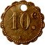 France 10 Centimes (Lyon. Saint-Jean de Dieu) 10 C. coin reverse