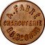 France 10 Centimes Marseille. Charcuterie Fabre 1917 ND A.FABRÉ CHARCUTERIE 86. BD ODDO coin obverse