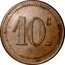 France 10 Centimes Marseille. Charcuterie Fabre 1917 ND 10 C coin reverse