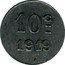 France 10 Centimes (Montreal) 10 C 1919 coin reverse