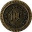 France 10 Centimes Paris. Acoulon & Blondelet 1917 ND (no date) 10 C A ACOULON & BLONDELET Á CONSOMMER coin obverse